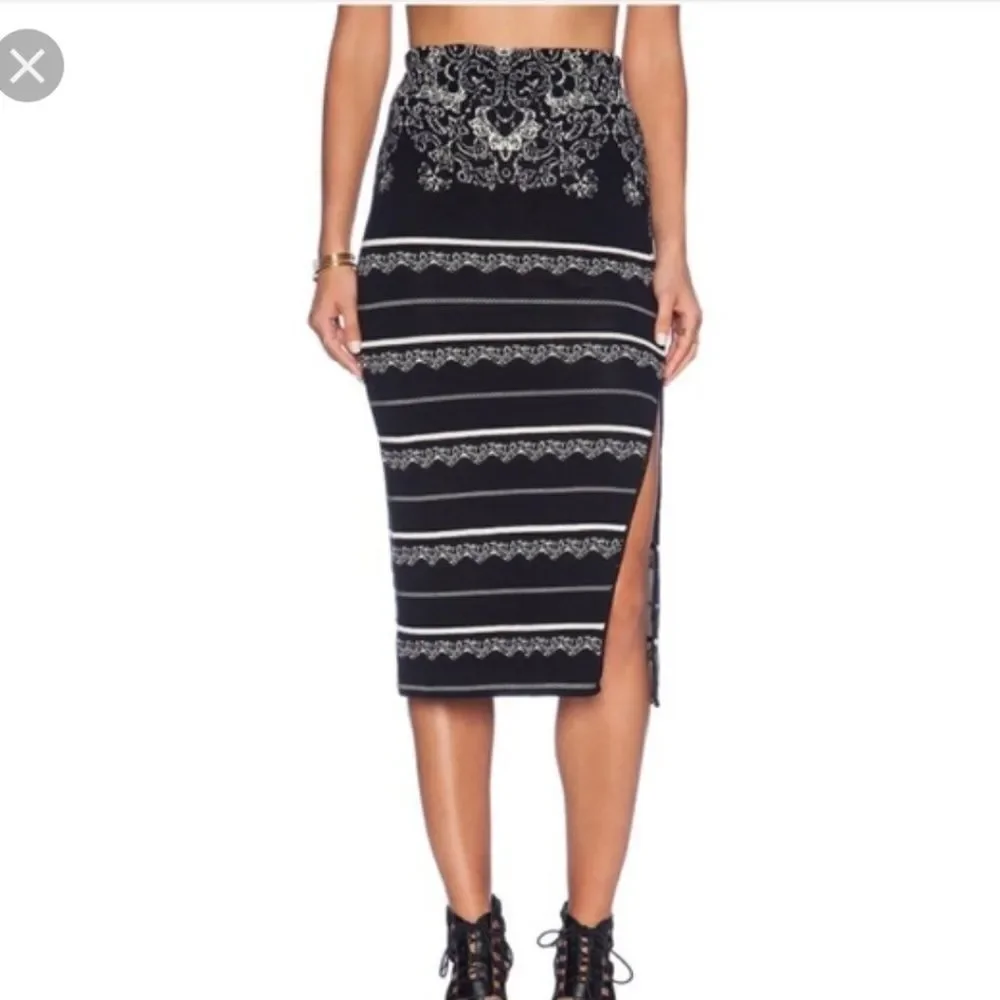 Free People Midi Skirt